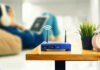 Wi-Fi Shake-Up: FCC Blocks Foreign Routers! Router with antennas on a wooden table