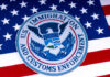 Baltimore Crash Mystery: Truth Behind ICE’s Silence Seal of U.S. Immigration and Customs Enforcement on an American flag background