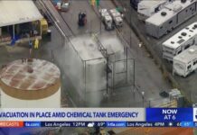 Officials concerned tank with toxic chemicals could explode in Garden Grove