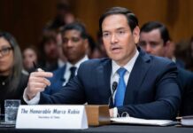 A government official speaking during a Senate hearing