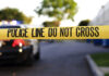 Teen Gunfire Shocks Philippine School Yellow police tape with text police line do not cross