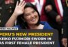 Keiko Fujimori sworn in as Peru president after narrow election win