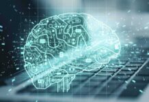 Pirate Books Blowback: Shadow Libraries Trigger Monster Payout digital brain hologram over a laptop keyboard