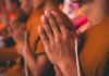 China Picks Dalai Lama? Not Monks Monks with hands clasped in prayer during a ceremony