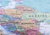 Political map of Eastern Europe highlighting countries and borders