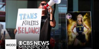 Fever-Lynx game draws protests after Sophie Cunningham’s comments on trans athletes