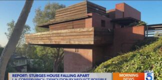 Report: Famous Frank Lloyd Wright home in L.A. is falling apart