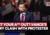 Arena ERUPTS After Flag-Waving Disruption 'Get Your A** Out!': Vance's Fiery Clash With Protesters Waving Mexican Flag During His Speech