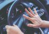 Asleep At Wheel – Terrifying MARTA Crash Caught On Cam Driver pressing car horn on steering wheel