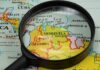 Venezuela Bet Hands Control To Tycoon Magnifying glass over a map of northern South America